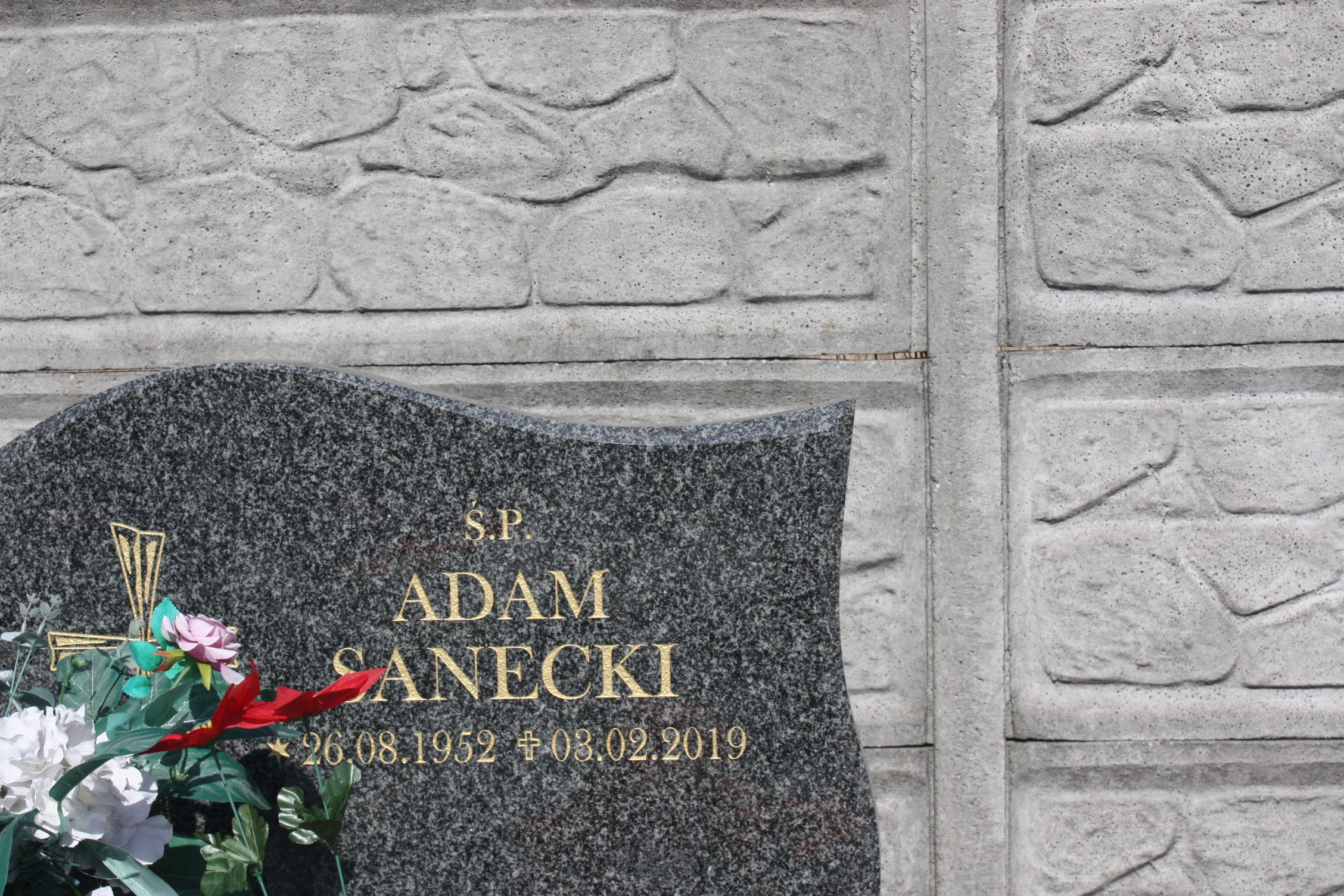 Adam Sanecki 1952 Czeladź Piaski - Grobonet - Wyszukiwarka osób pochowanych
