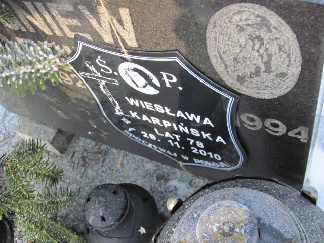 Zbigniew Karpiński 1927 Czeladź Piaski - Grobonet - Wyszukiwarka osób pochowanych