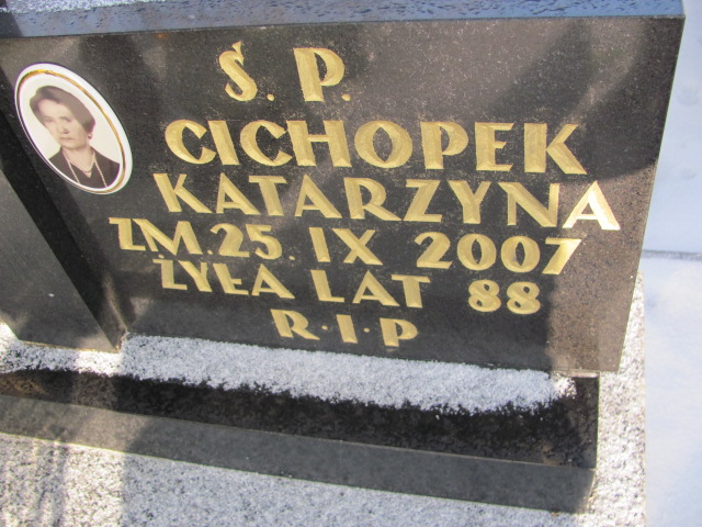 Katarzyna Cichopek 1919 Czeladź Piaski - Grobonet - Wyszukiwarka osób pochowanych