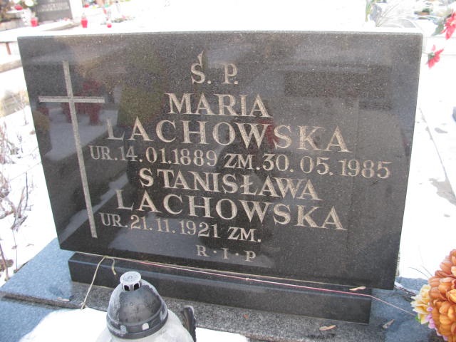 Stanisława Lachowska 1921 Czeladź Piaski - Grobonet - Wyszukiwarka osób pochowanych