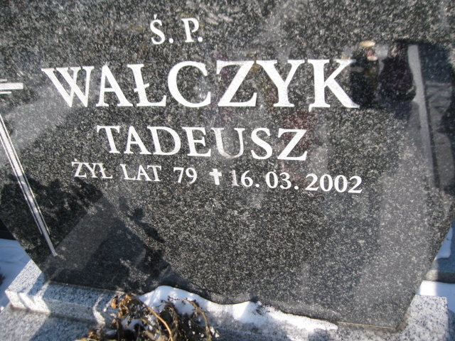 Tadeusz Wałczyk 1923 Czeladź Piaski - Grobonet - Wyszukiwarka osób pochowanych