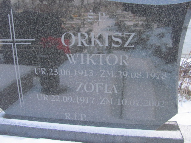 Zofia Orkisz 1917 Czeladź Piaski - Grobonet - Wyszukiwarka osób pochowanych