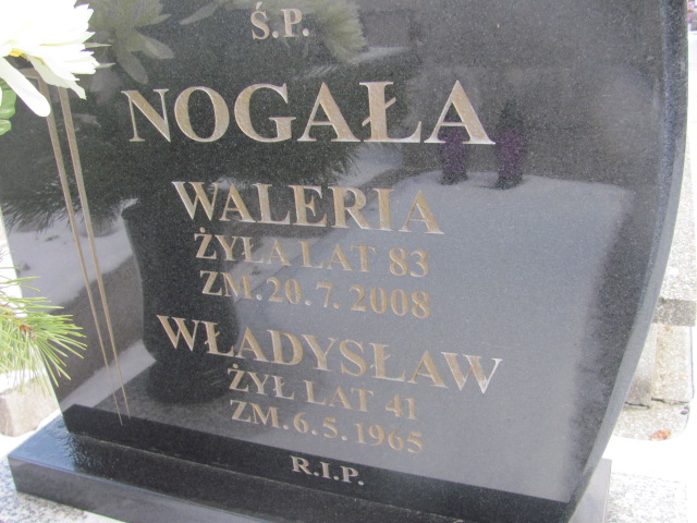 Waleria Nogała 1925 Czeladź Piaski - Grobonet - Wyszukiwarka osób pochowanych