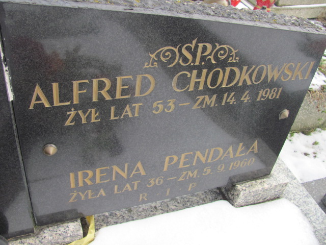 Alfred Chodkowski Czeladź Piaski - Grobonet - Wyszukiwarka osób pochowanych